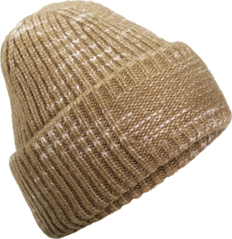 beechfield-b330r-chunky-knitted-patch-beanie-espressohaze-front-1 Beechfield Chunky Knitted Patch Beanie
