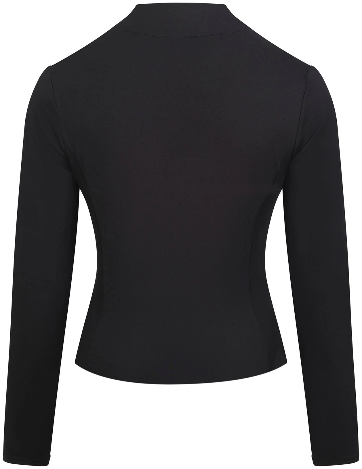 justcool-jc219-womens-recycled-full-zip-jacket-jetblack-back-3 Just Cool Womens Recycled Full Zip Jacket