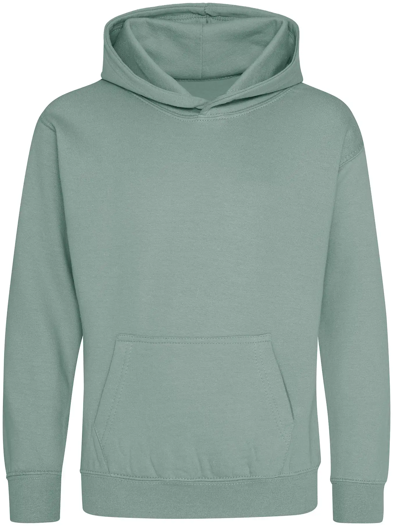 justhoods-jh001j-kids-hoodie-dustygreen-front-1 Just Hoods Kids Hoodie