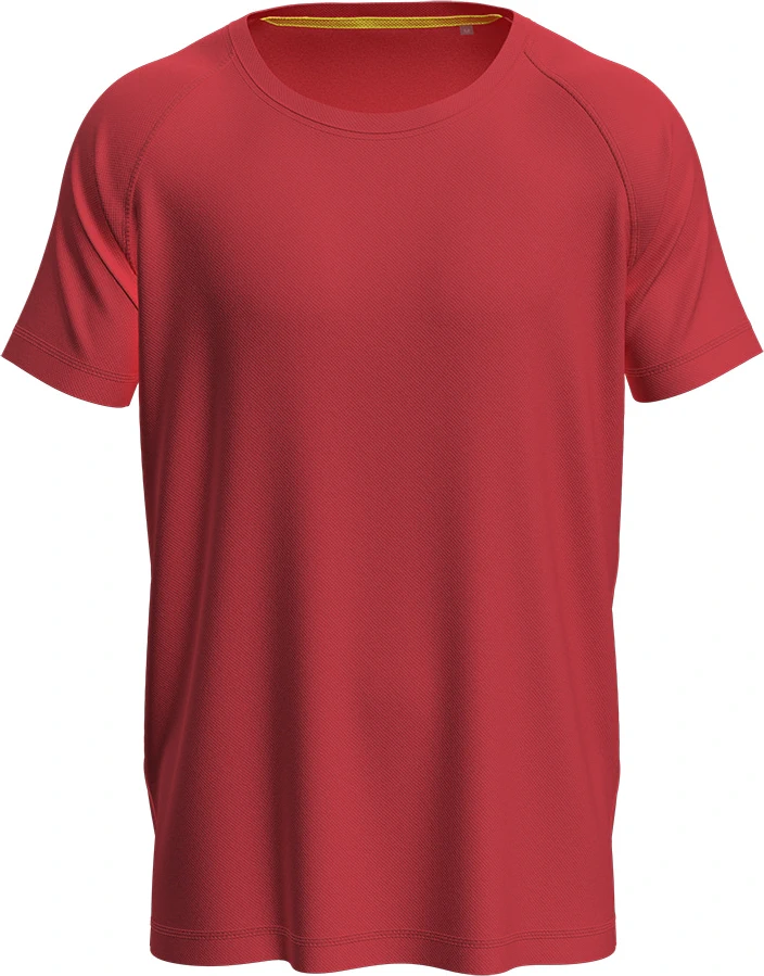 stedman-st8410-mesh-raglan-crimsonred-front-4 Stedman Active 140 Raglan
