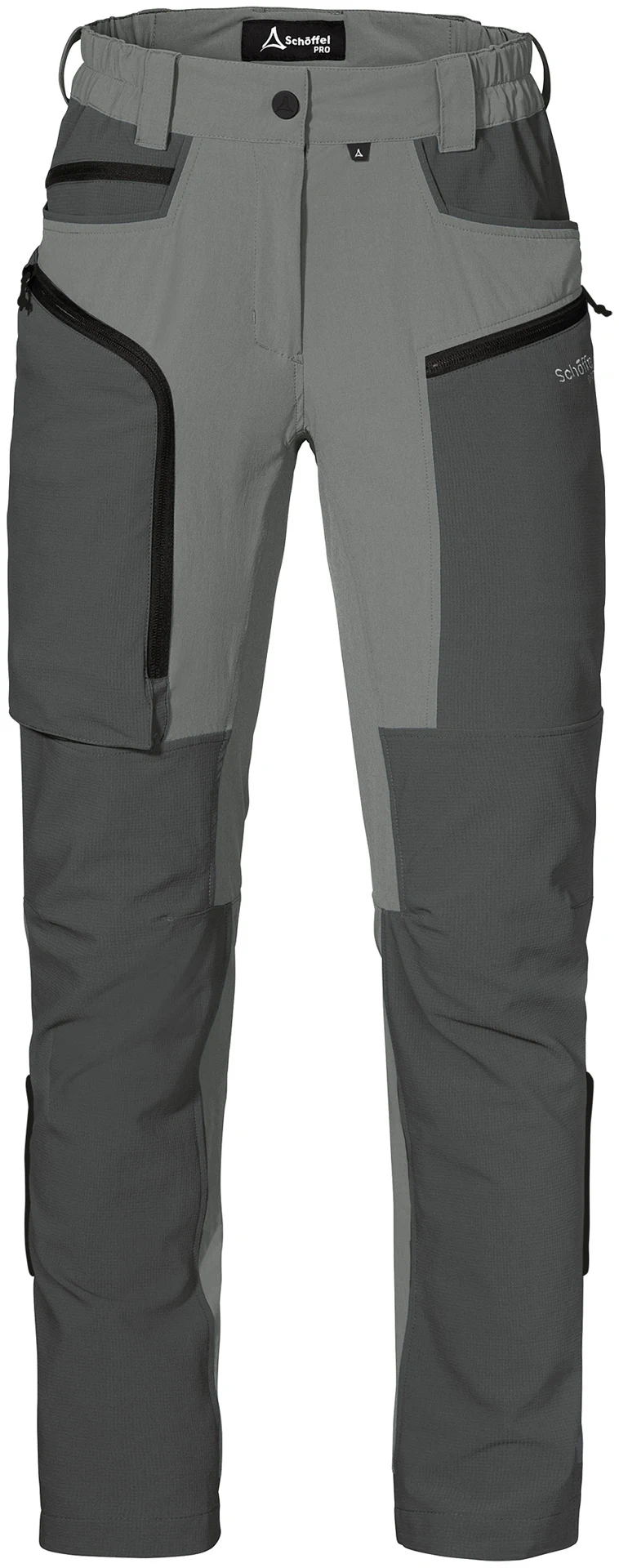 schoeffel-pro-7002-arbeitstier-kuehlende-cordura-arbeitshose-damen-grau-front-1 Schöffel PRO 7002 Damen ARBEITSTIER kühlende Cordura-Arbeitshose