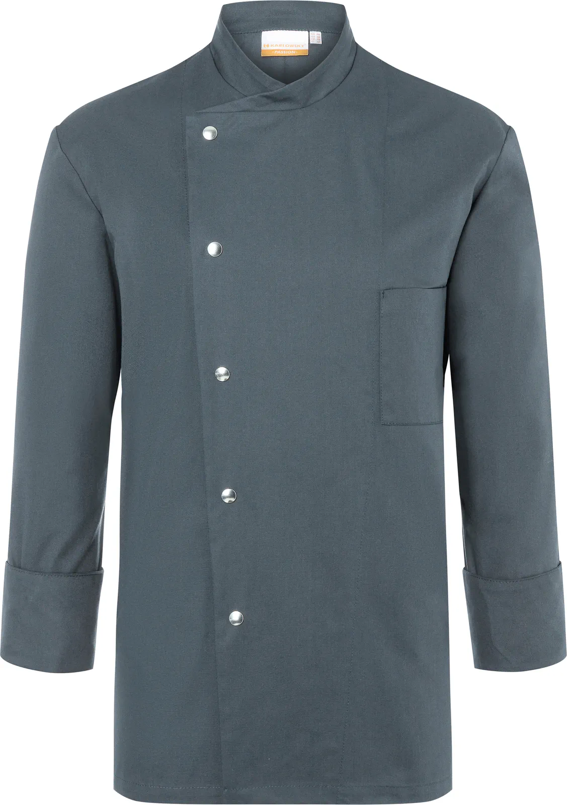karlowsky-jm14-kochjacke-lars-anthracite-front-3 KARLOWSKY Kochjacke Lars