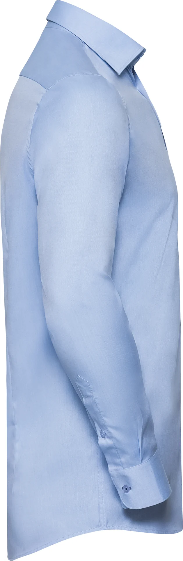 russell-r964m-mens-ls-tailored-contrast-herringbone-shirt-lightblue-side-3 Russell Men's Long Sleeve Tailored Contrast Herringbone Shirt