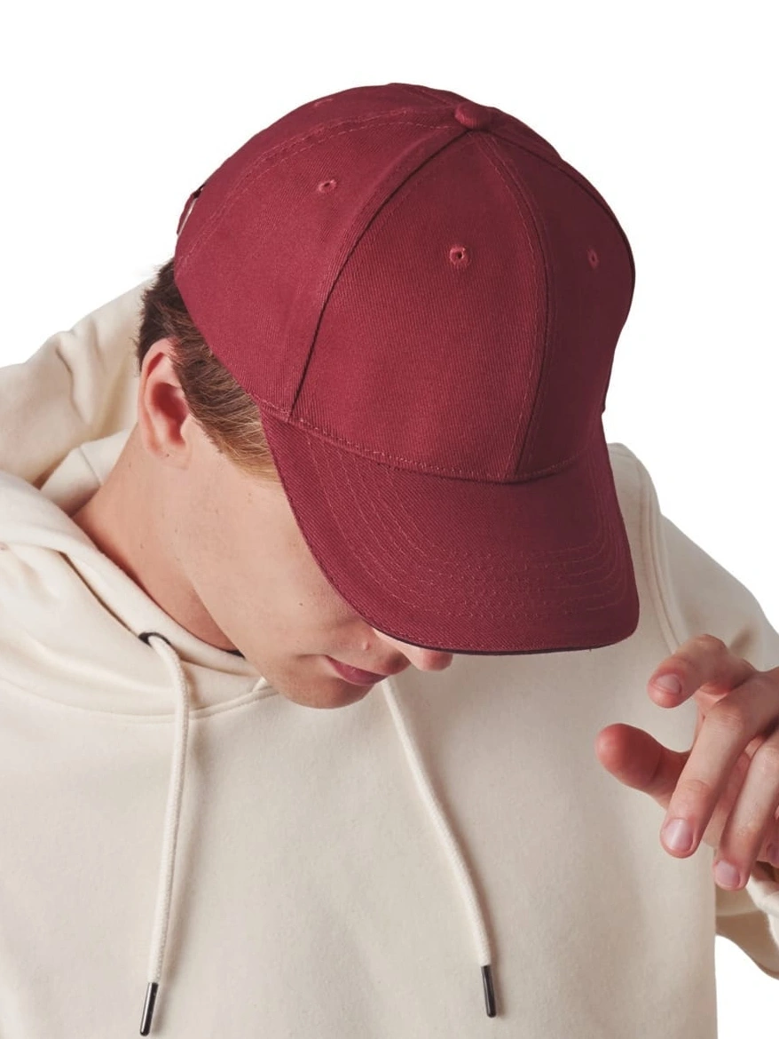 kariban-KP011-6-panel-sandwich-kappe-orlando-model-1 Kariban 6-Panel Sandwich Kappe "Orlando"