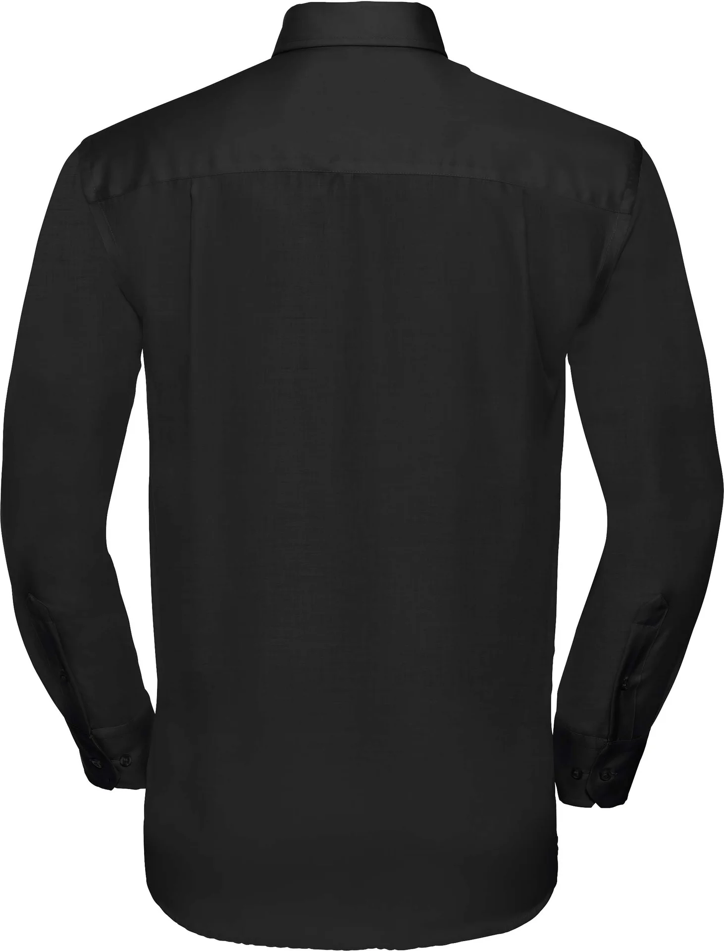 russell-r956m-mens-ls-ultimate-non-iron-shirt-black-back-5 Russell Men's Long Sleeve Ultimate Non-Iron Shirt