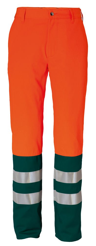 leuchtorange/grün