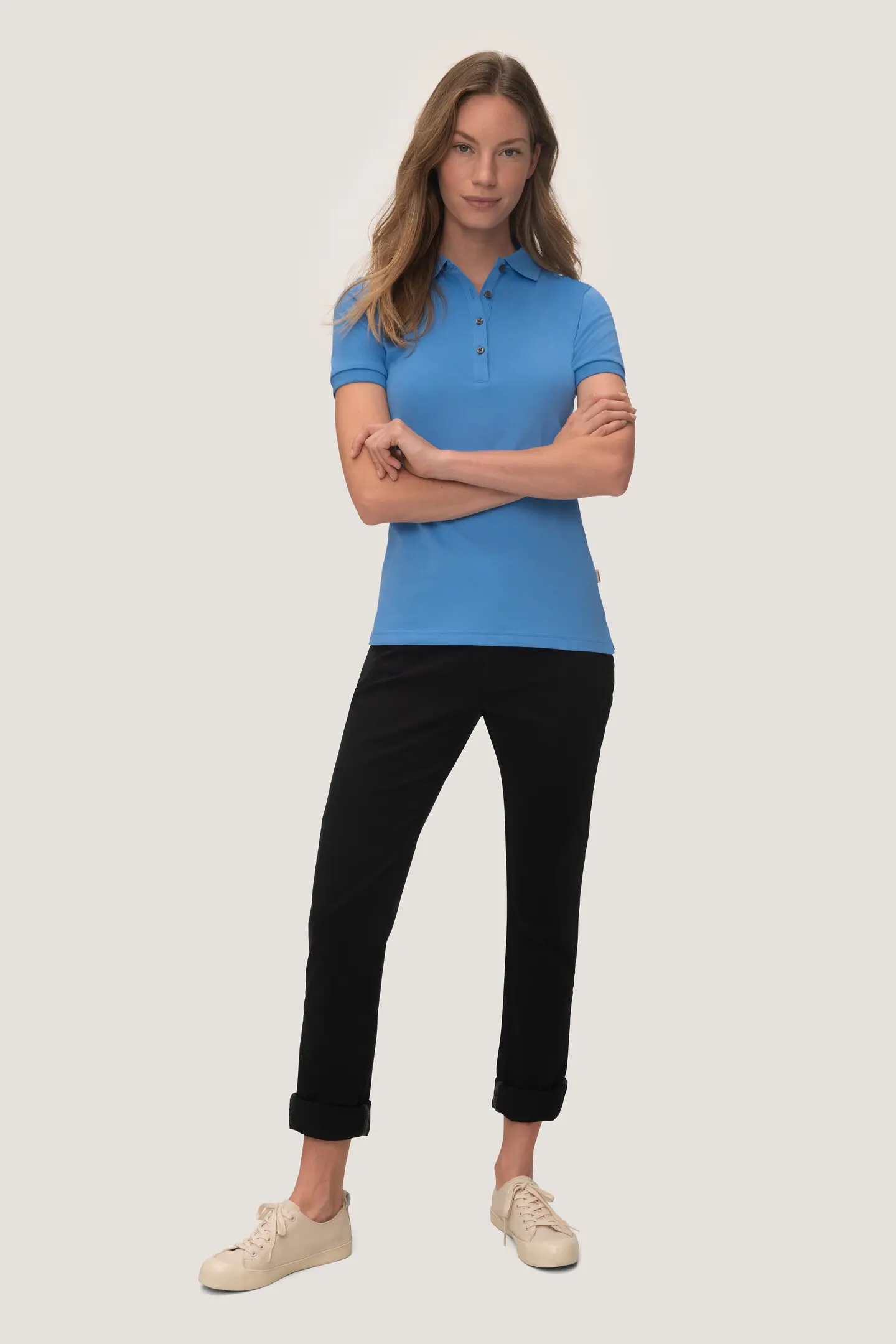HAKRO Women-Poloshirt 214 Cotton-Tec
