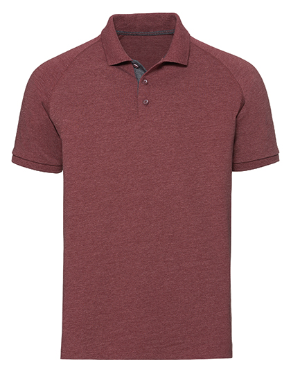 Russell Men`s HD Raglan Polo Russell Men`s HD Raglan Polo