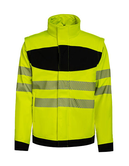 Korntex EOS Hi-Vis Workwear Softshell Jacket With Printing Area