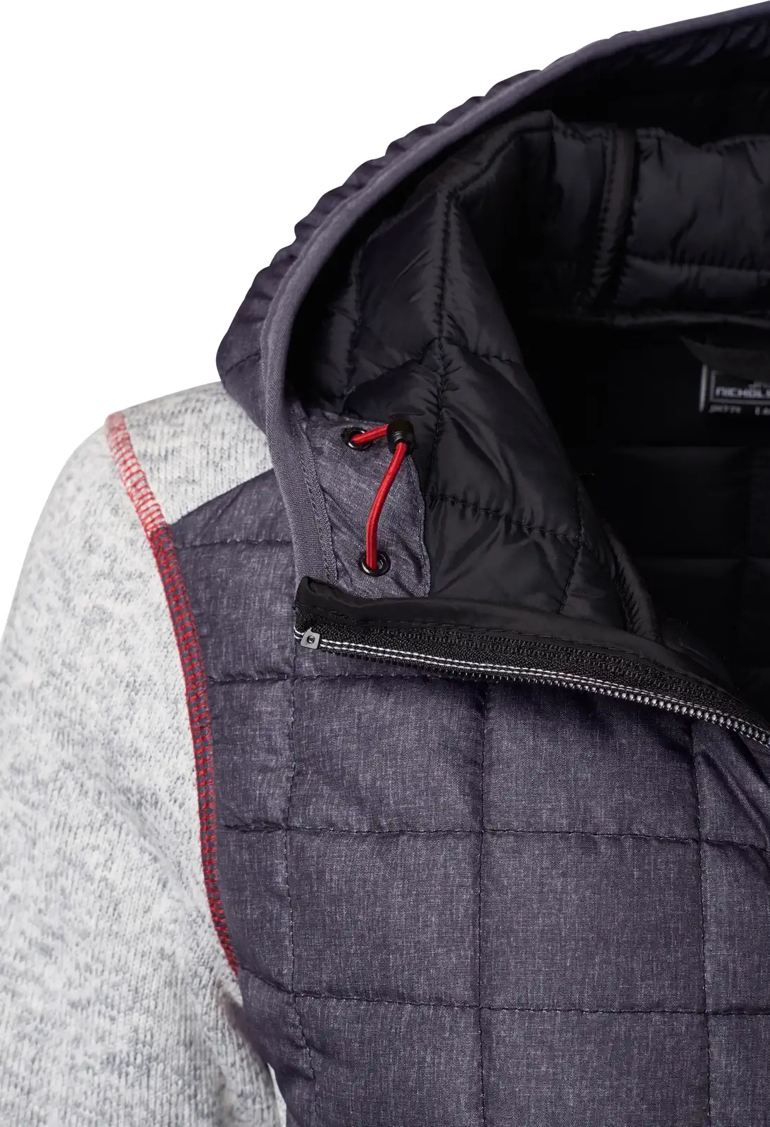 James & Nicholson Ladies Knitted Hybrid Jacket