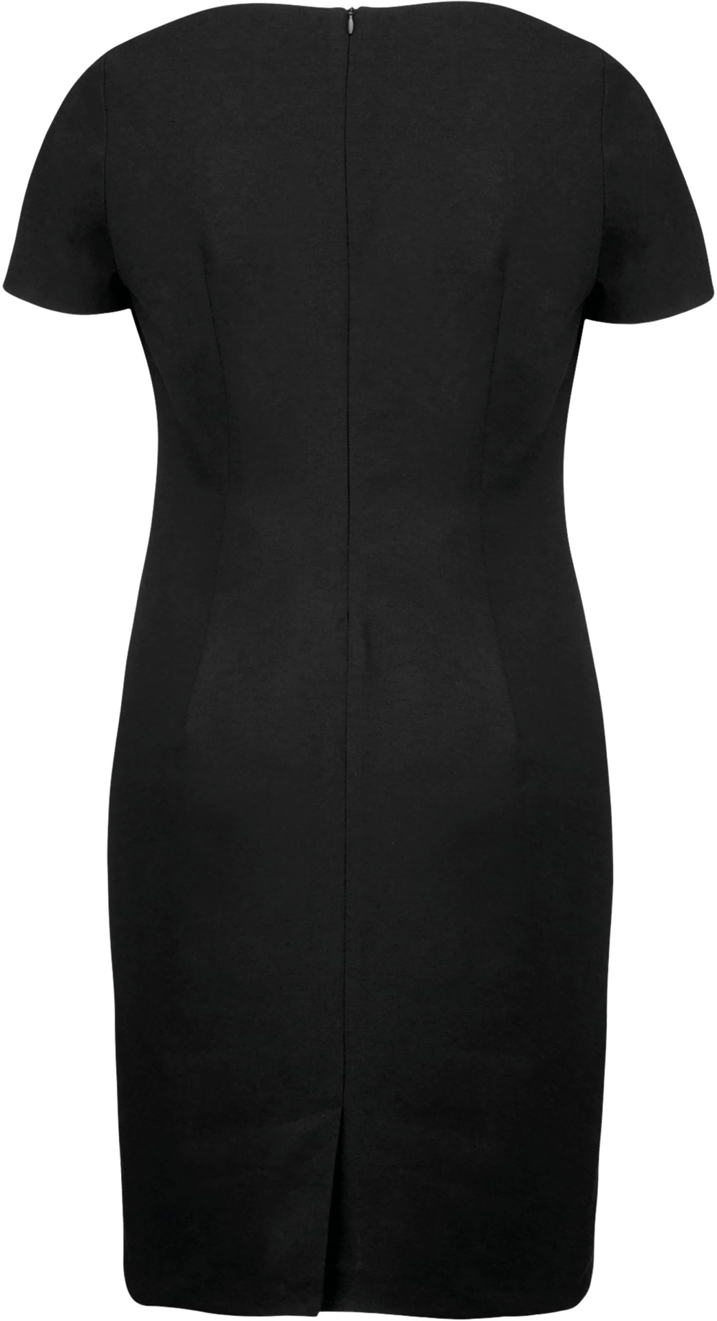 kariban-K500-kleid-kurzarm-black-back-6 Kariban Kleid kurzarm