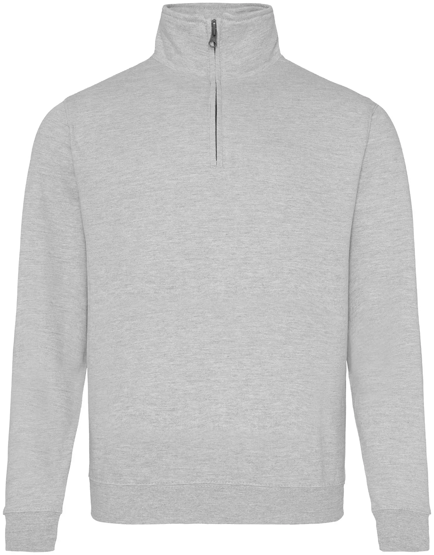 justhoods-jh046-sophomore-quarter-zip-sweatshirt-heathergrey-front-1 Just Hoods Sophomore 1/4 Zip Sweat