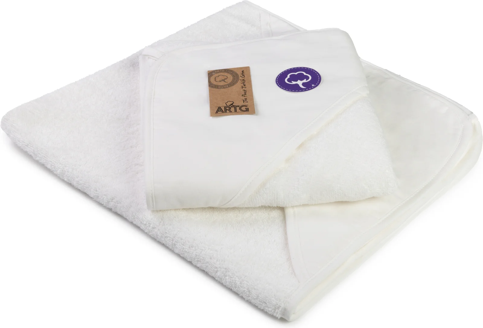 artg-ar731-print-me-baby-hooded-towel-white-front-1 ARTG PRINT-Me® Baby Hooded Towel