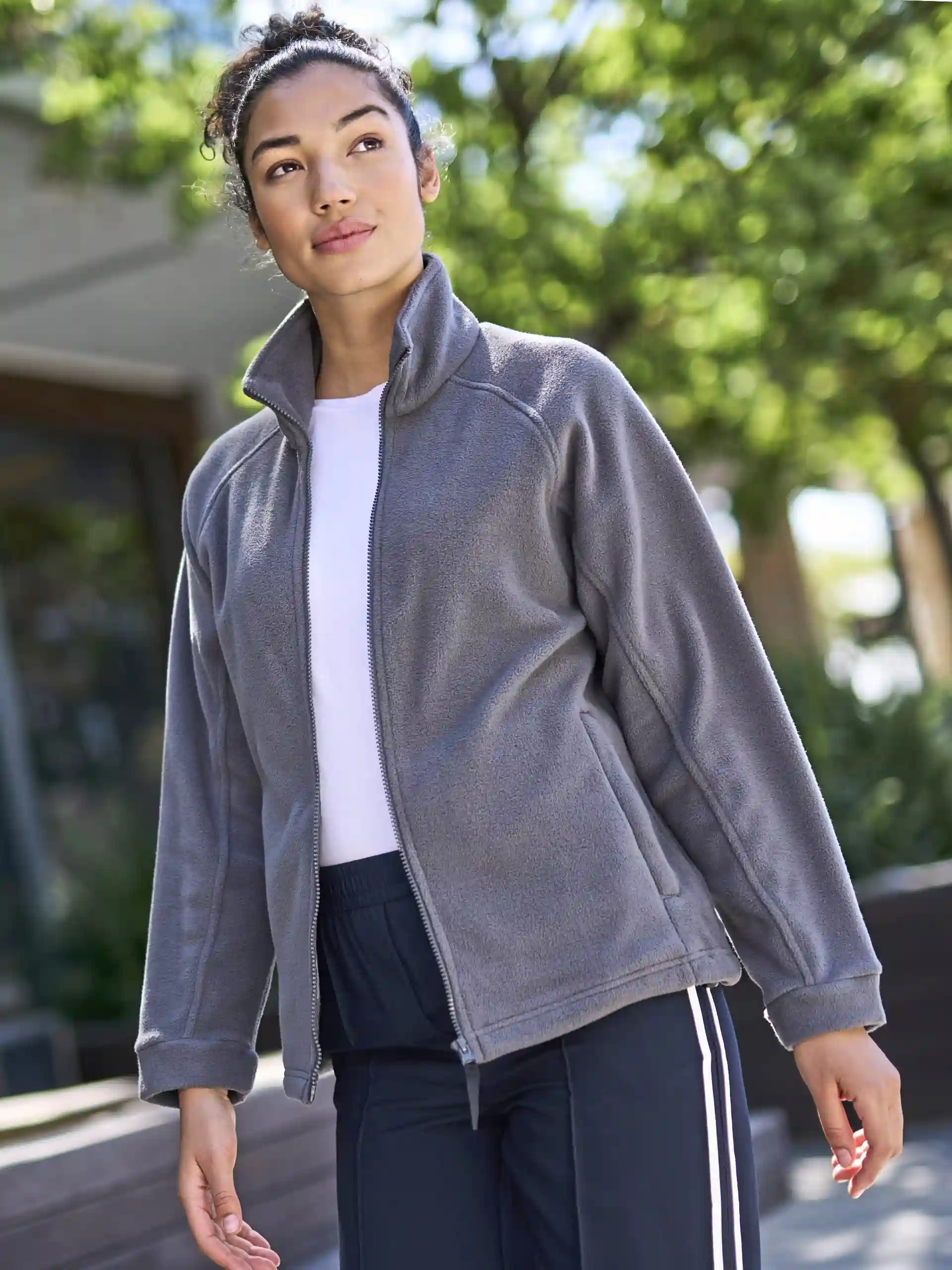 regatta-trf541-womens-thor-III-fleece-jacket-seal-grey-model-1 Regatta Women´s Thor III Fleece Jacket