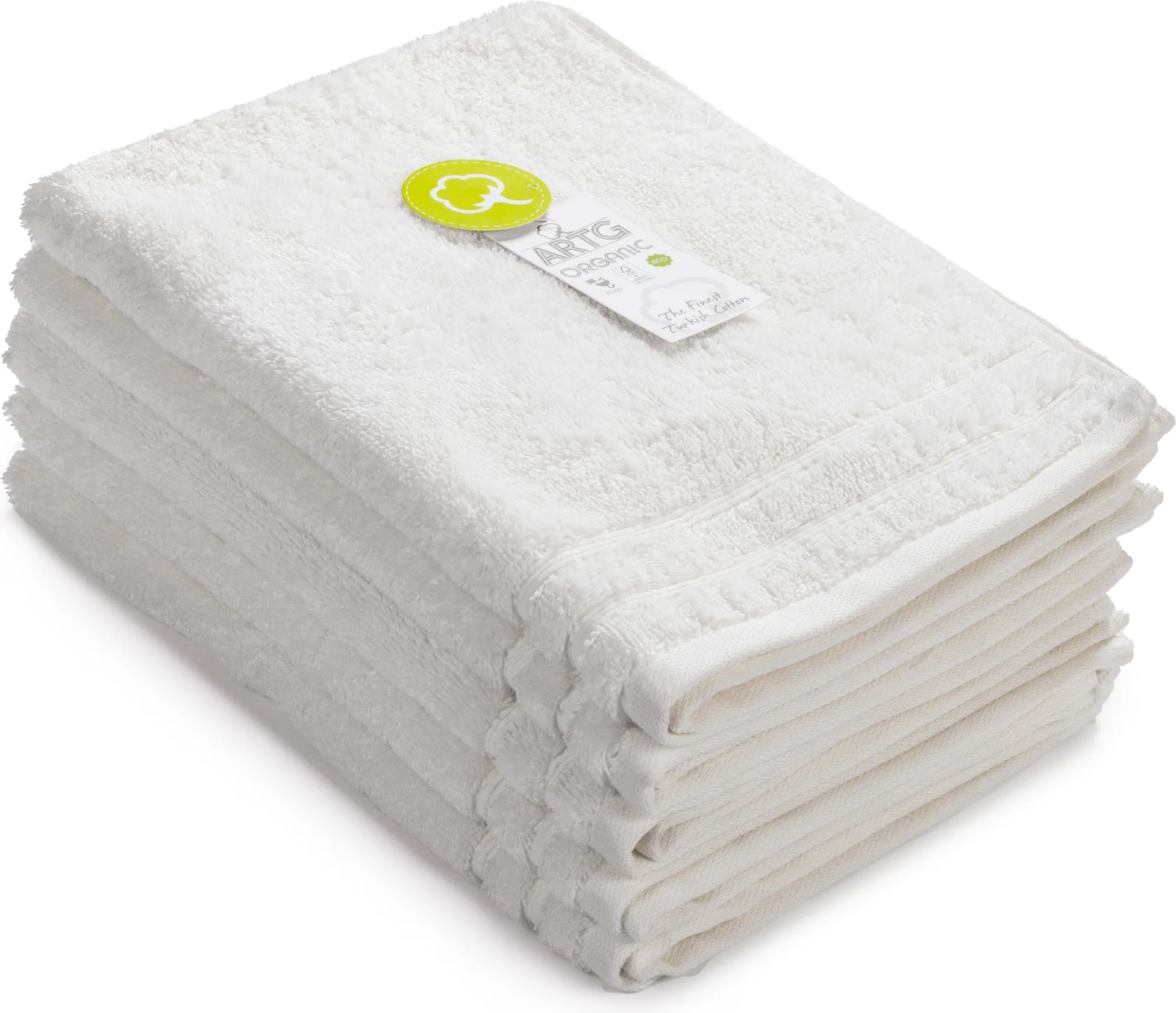 artg-ar505-organic-guest-towel-white-front-1 ARTG Organic Guest Towel