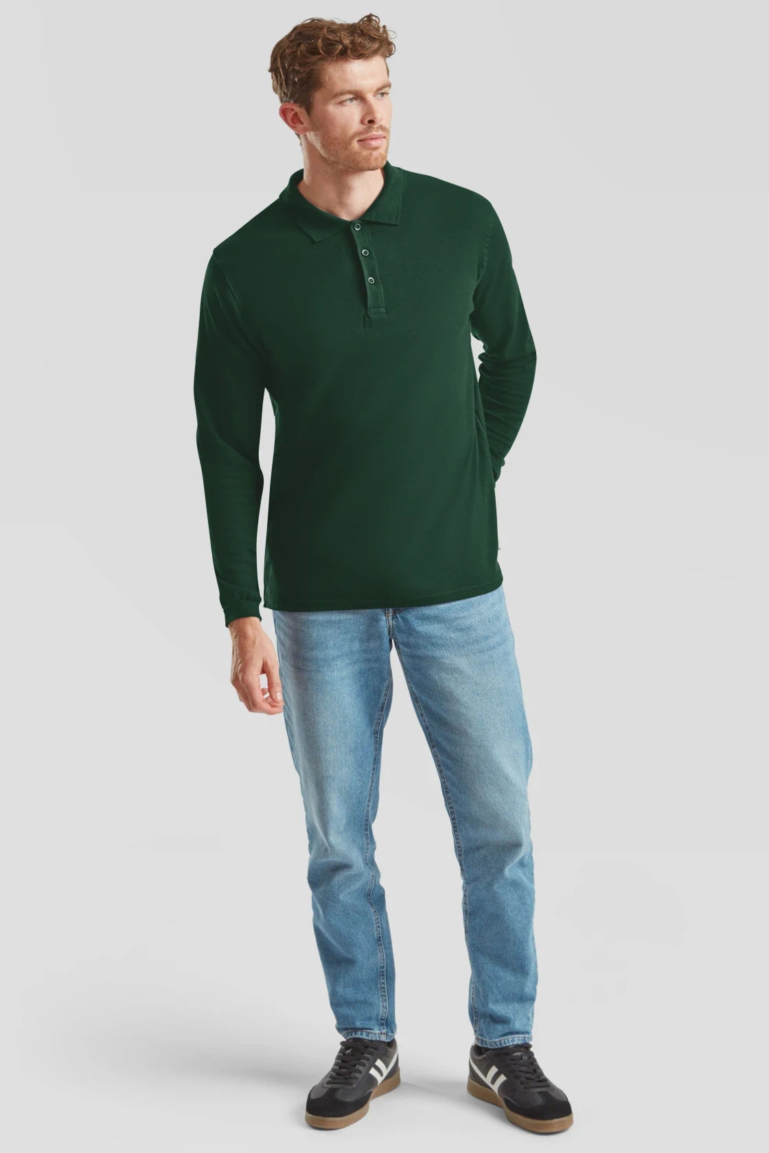 F.O.L. Premium Piqué Polo langarm