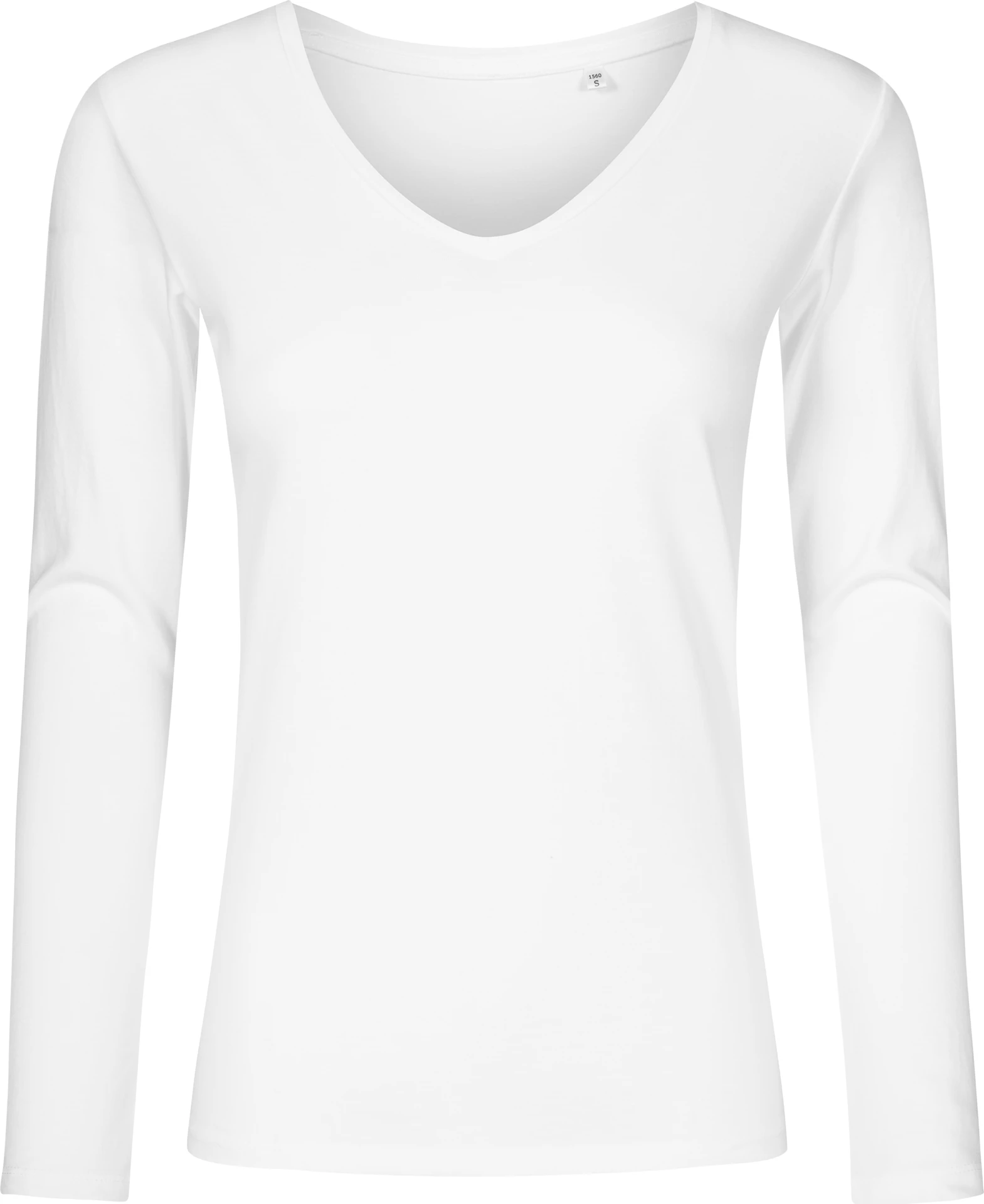 Promodoro Women´s V-Neck T-Shirt Long Sleeve