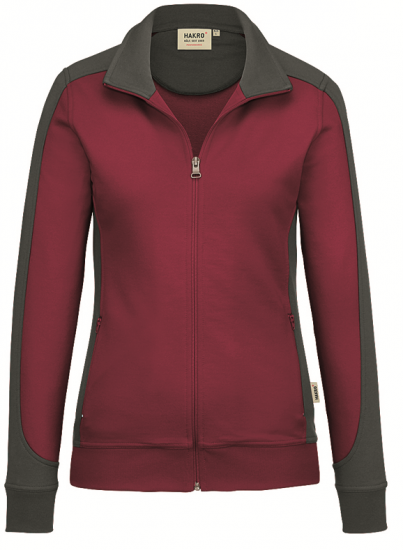 HAKRO Damen-Sweatjacke 277 Contrast Mikralinar®