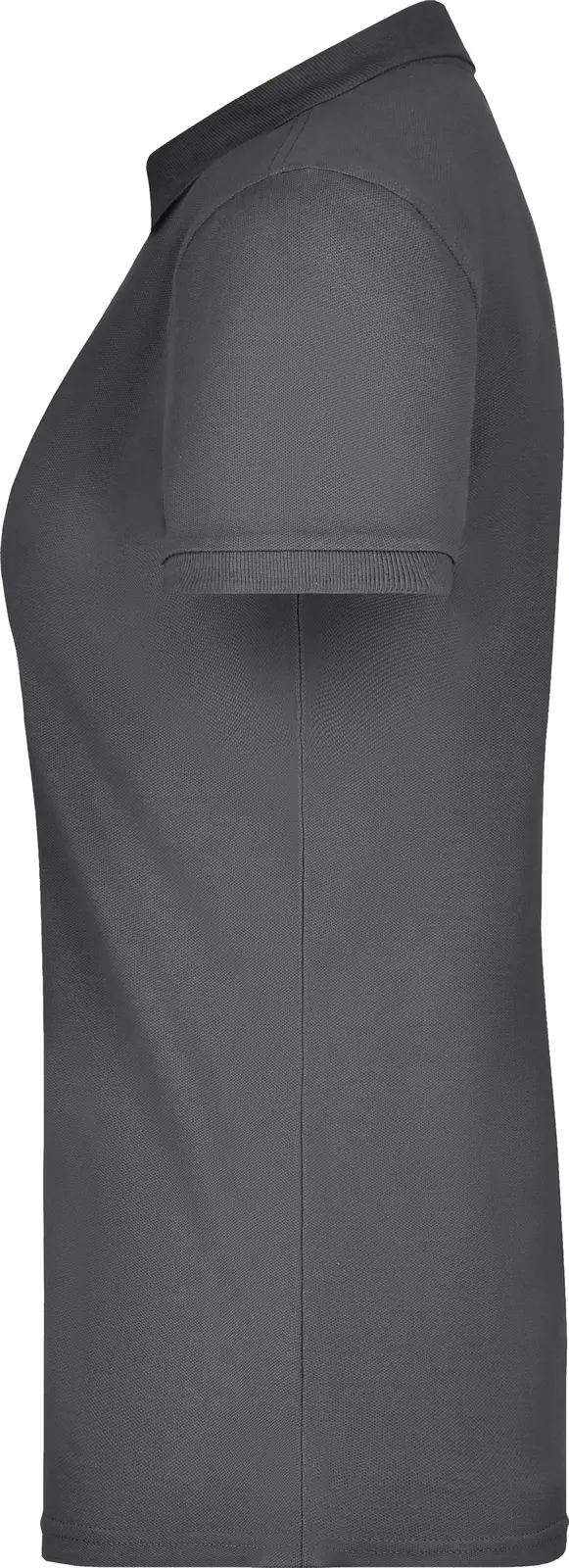 jn707-ladies-pima-poloshirt-carbon-left-4 James & Nicholson Ladies Pima Polo