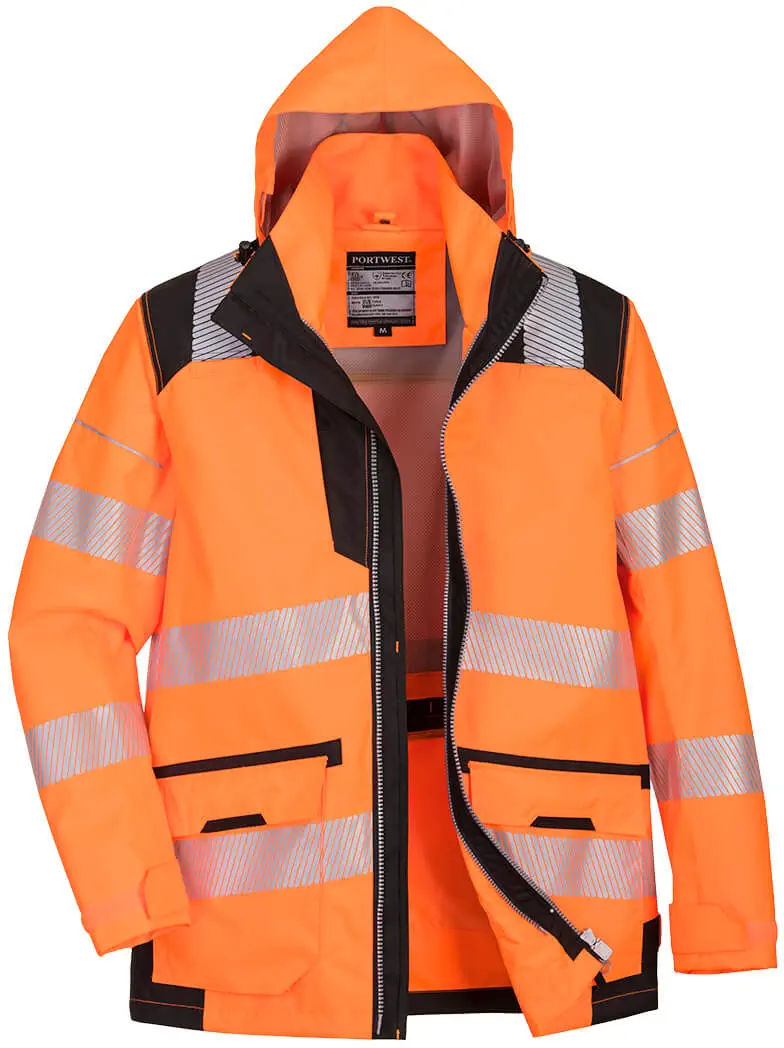 PORTWEST PW367 Warnschutz Atmungsaktive 5-in-1 Jacke