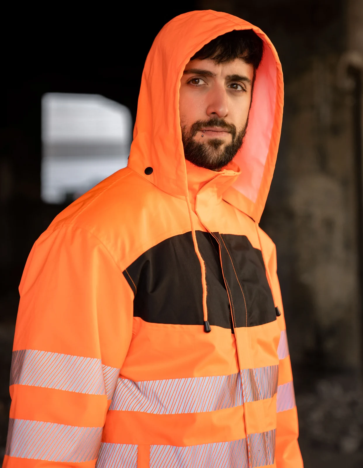 Korntex EOS Hi-Vis Workwear Parka With Printing Area
