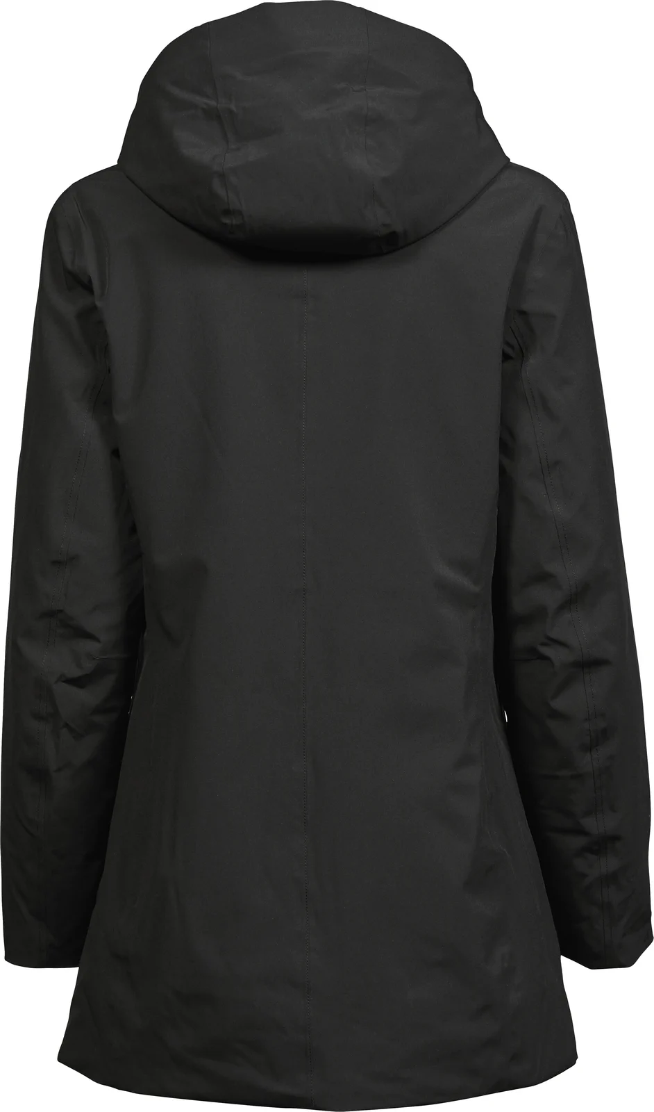 tee-jays-9609-womens-all-weather-parka-black-back-3 Tee Jays Women's All Weather Parka