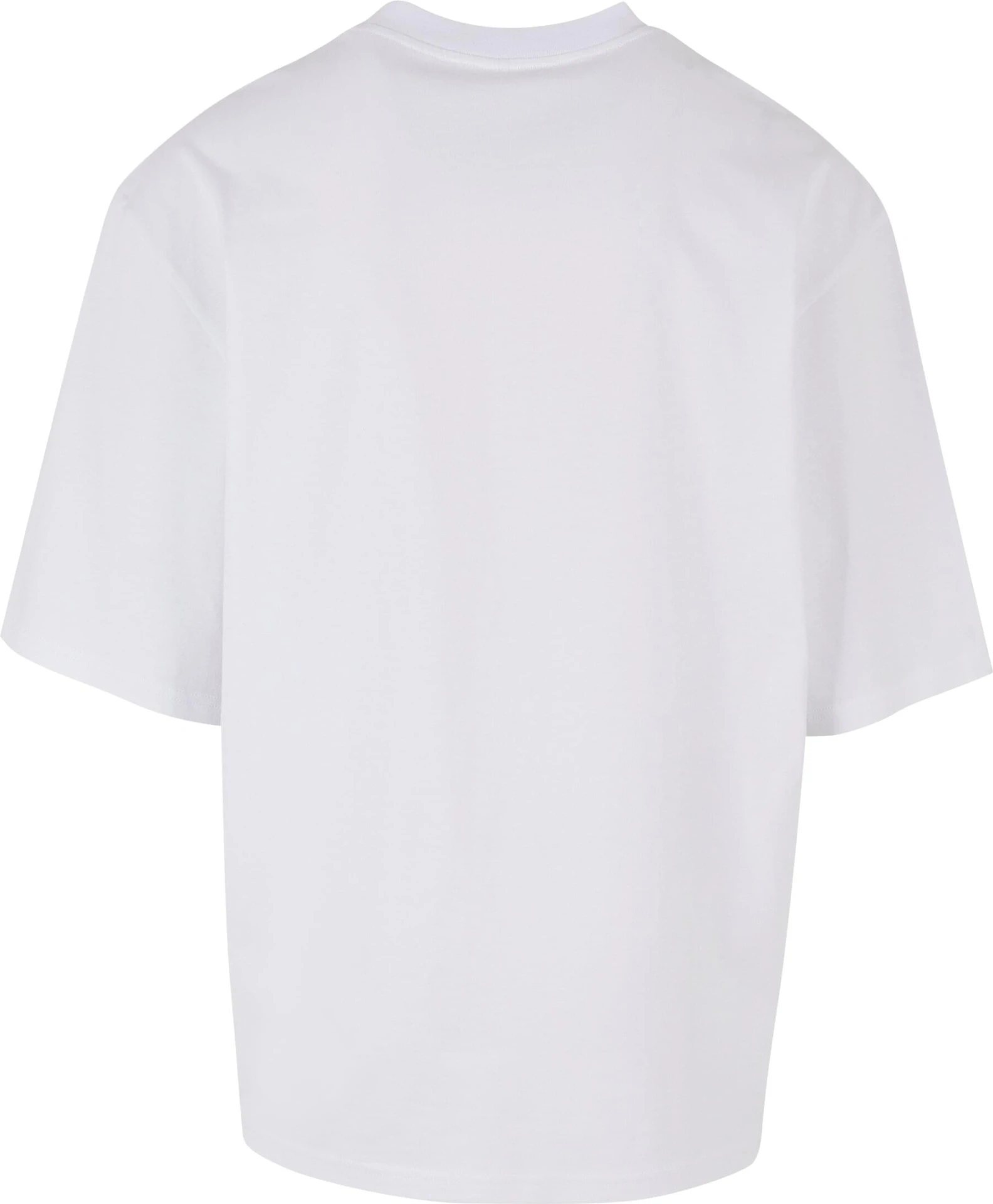 BYB-BY256-oversized-sleeve-t-shirt-white-back-7 Build Your Brand Oversized Sleeve Tee