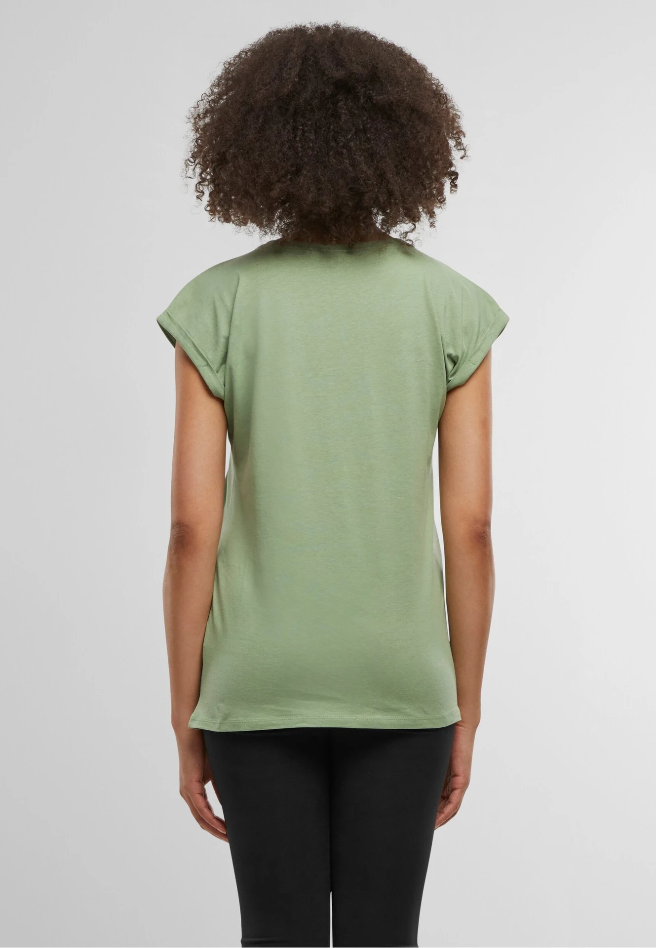 Build Your Brand Ladies Extended Shoulder Tee