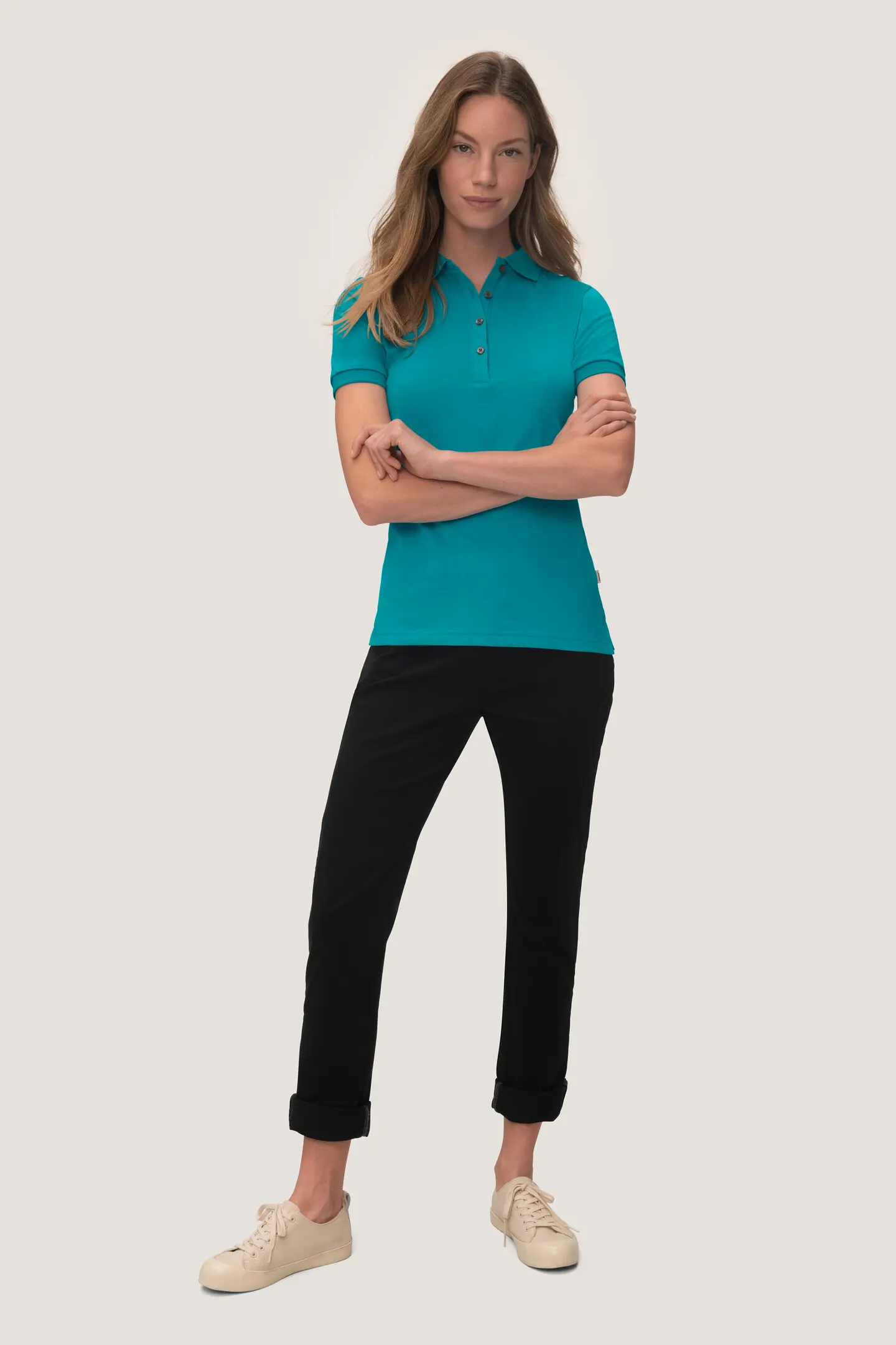 HAKRO Women-Poloshirt 214 Cotton-Tec