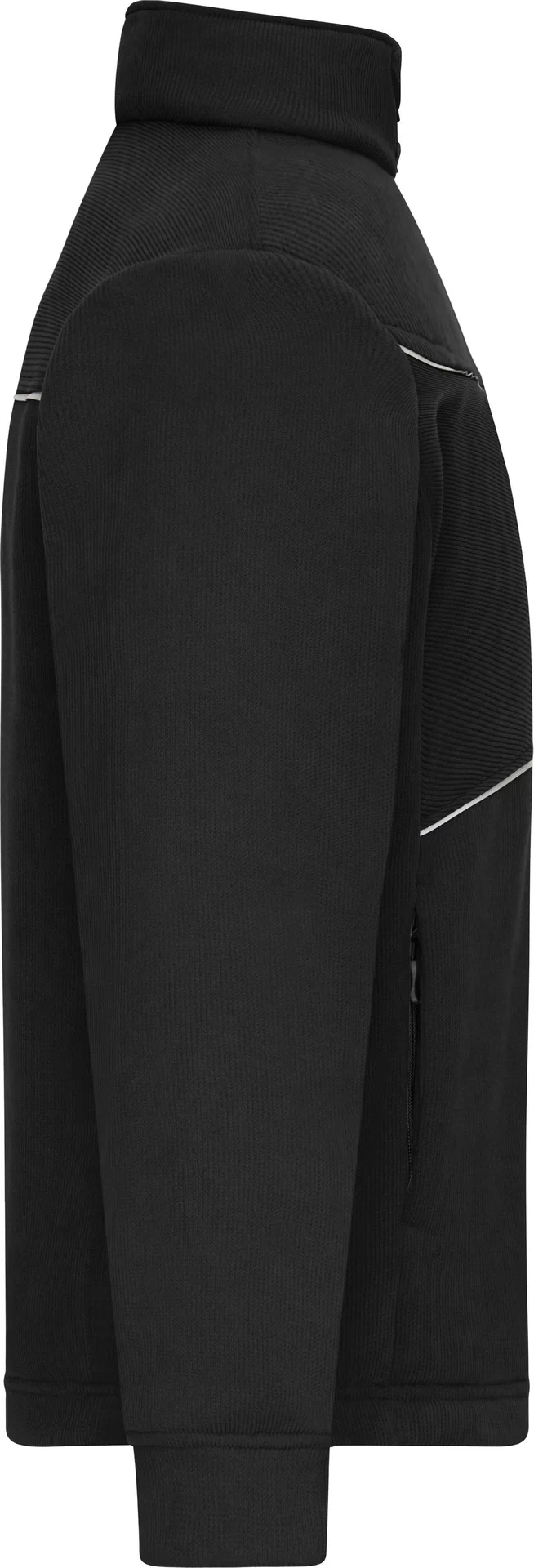 James & Nicholson Fleece Jacket - Corduroy Look