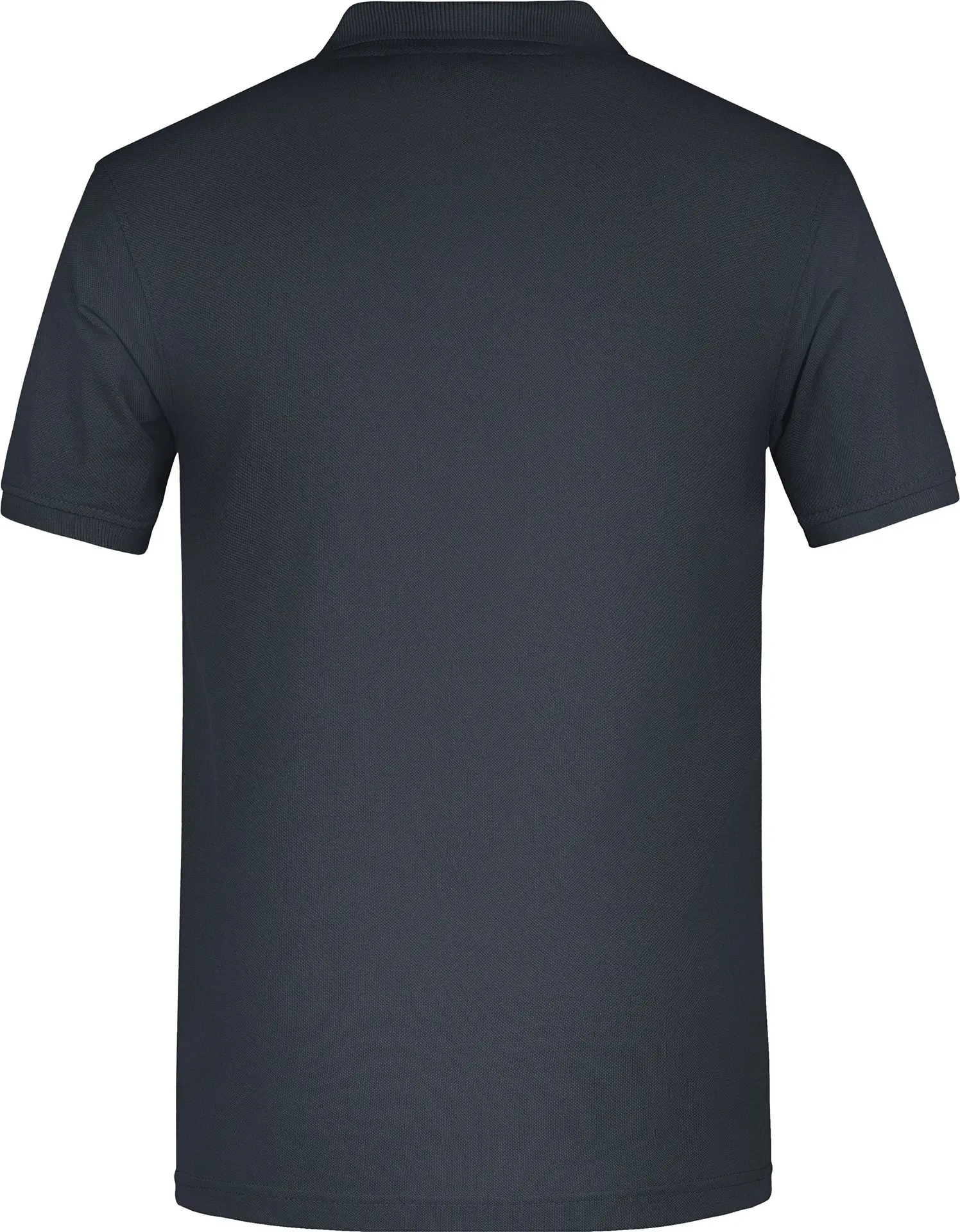 jn874-mens-bio-workwear-poloshirt-carbon-back-5 James & Nicholson Men's Bio Workwear Polo
