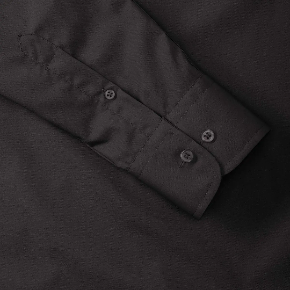 Russell Men's Long Sleeve Polycotton Easy Care Tailored Poplin Shirt