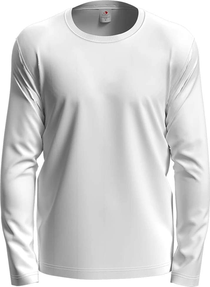 stedman-st2130-comfort-t-shirt-long-sleeve-white-front-4 Stedman Comfort-T Long Sleeve