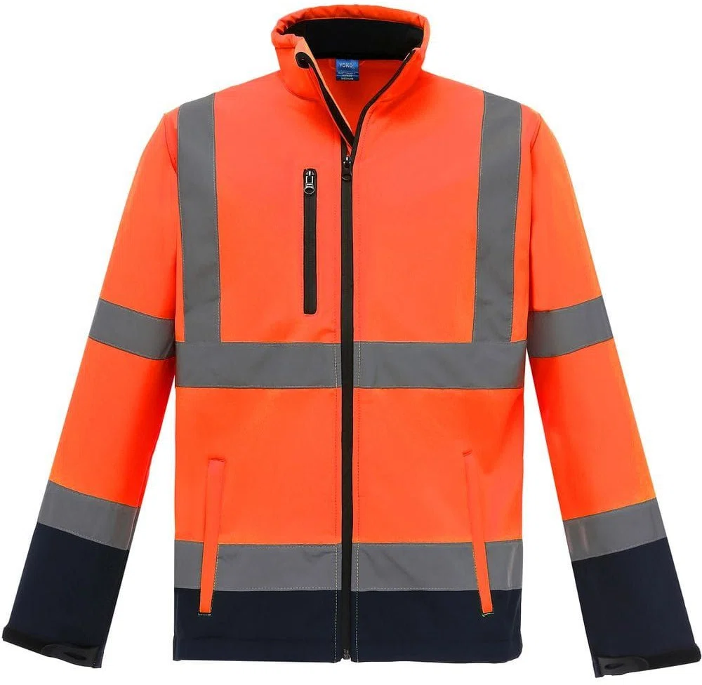 YOKO High Visibility 2 Bands & Braces Softshell Jacket
