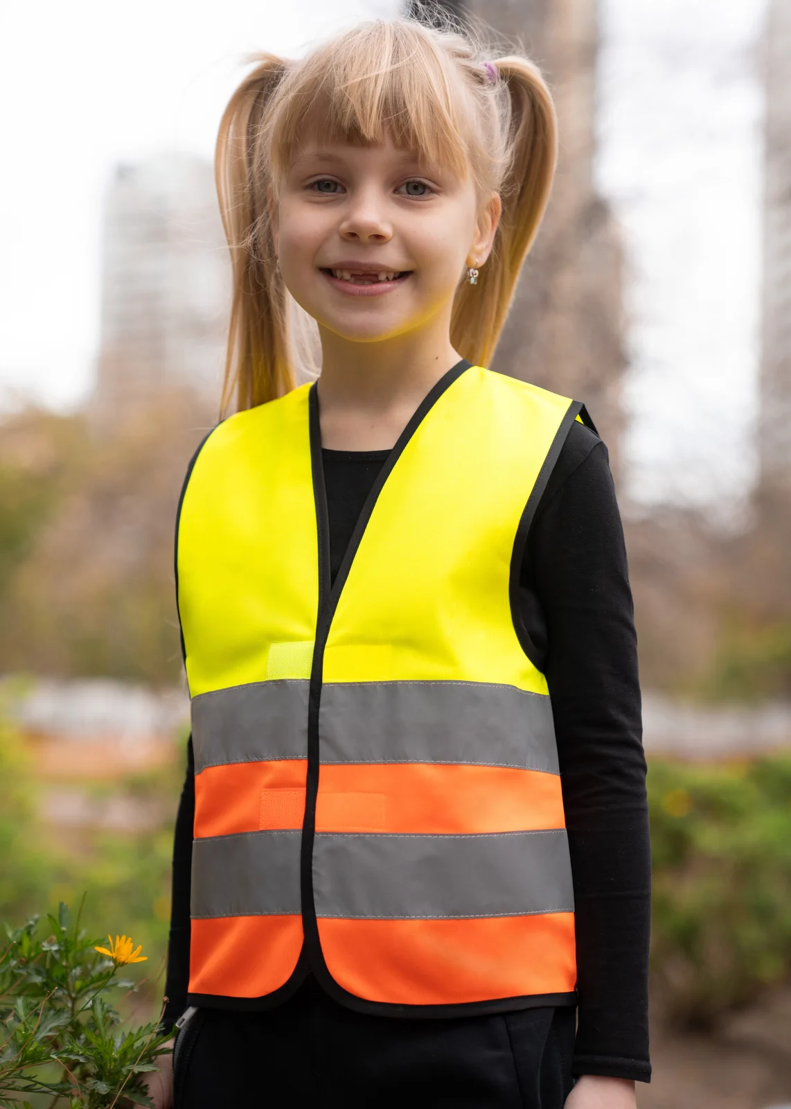 Korntex Kids´ Hi-Vis Functional Safety Vest Aarhus