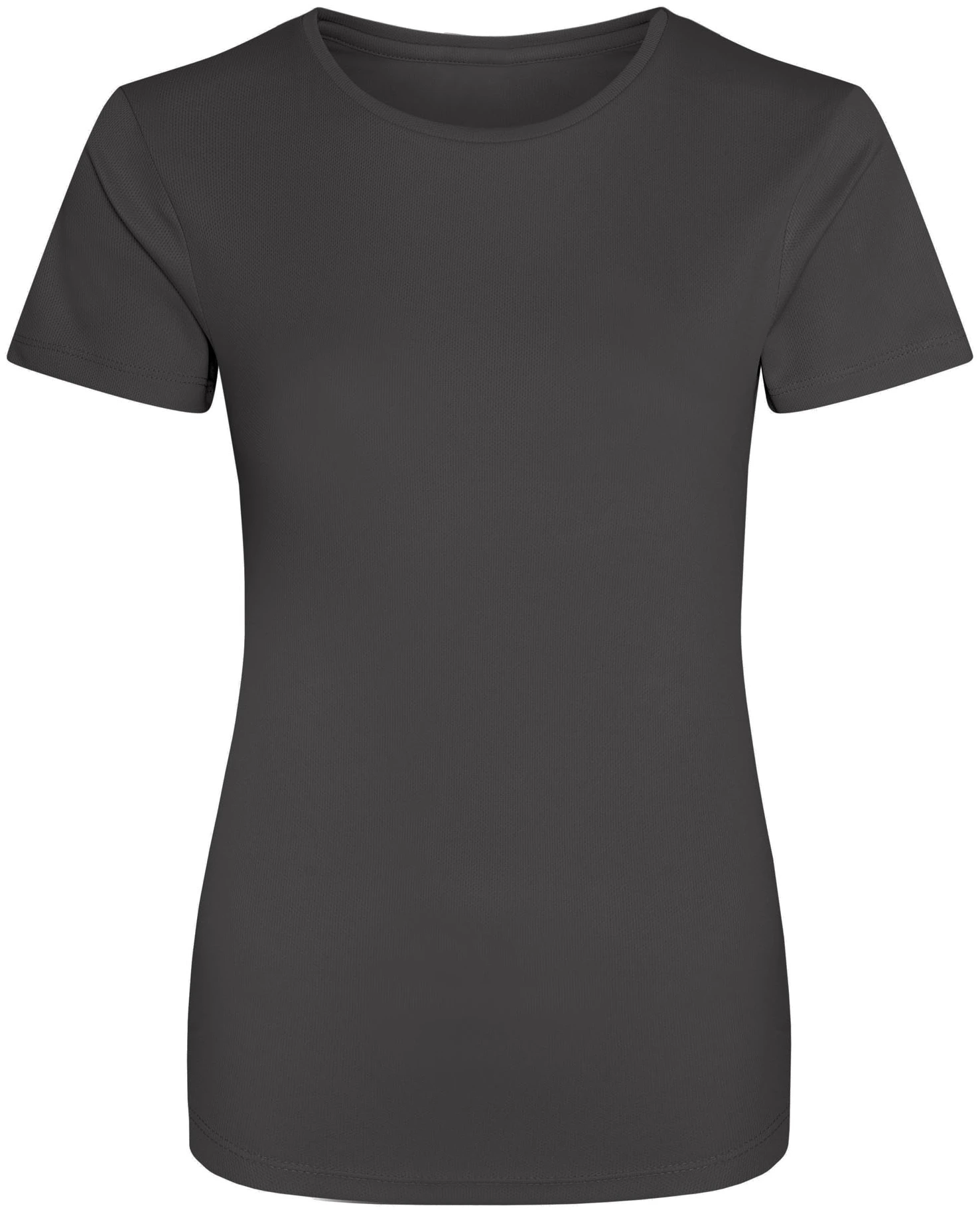 justcool-jc005-womens-cool-t-shirt-charcoal-front-1 Just Cool Women's Cool T