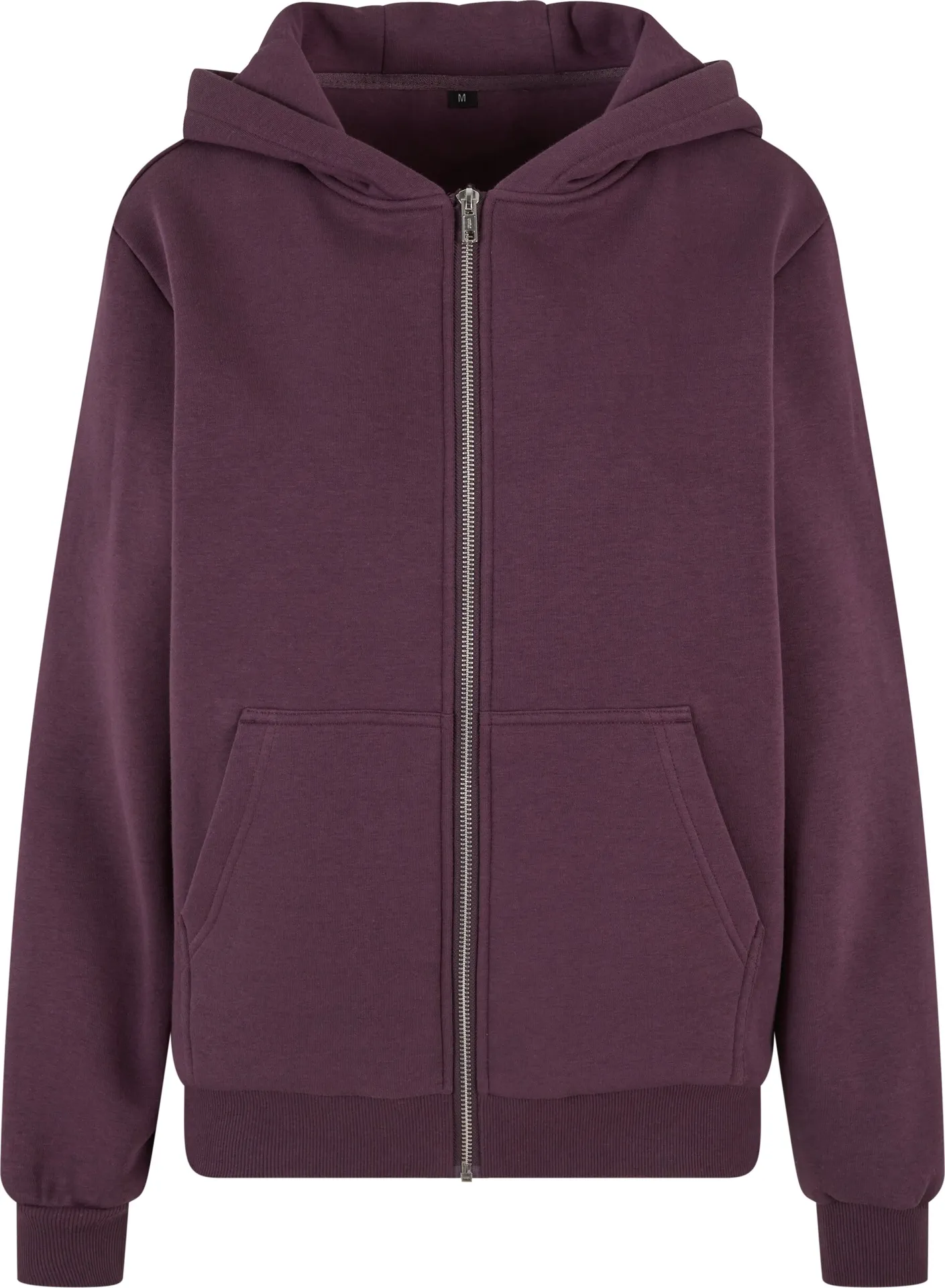 Build Your Brand Ladies Fluffy Zip Hoody