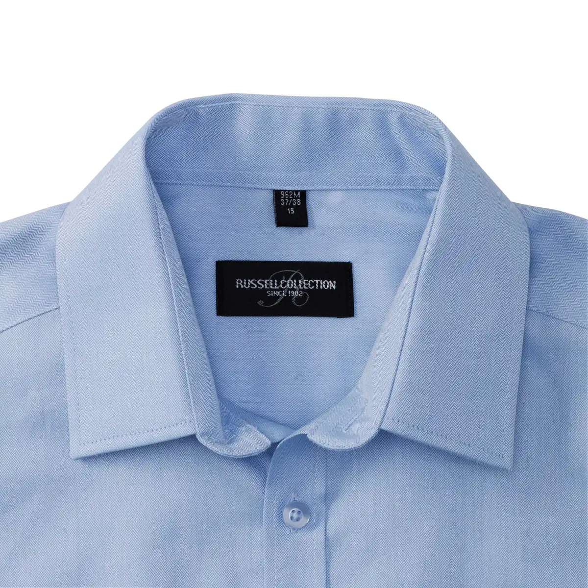 Russell Men's Long Sleeve Herringbone Shirt