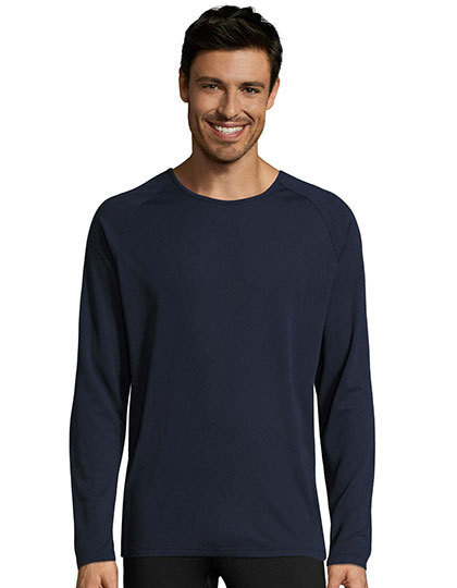 SOL'S Men's Long-Sleeve Sports T-Shirt Sporty SOL'S Men's Long-Sleeve Sports T-Shirt Sporty