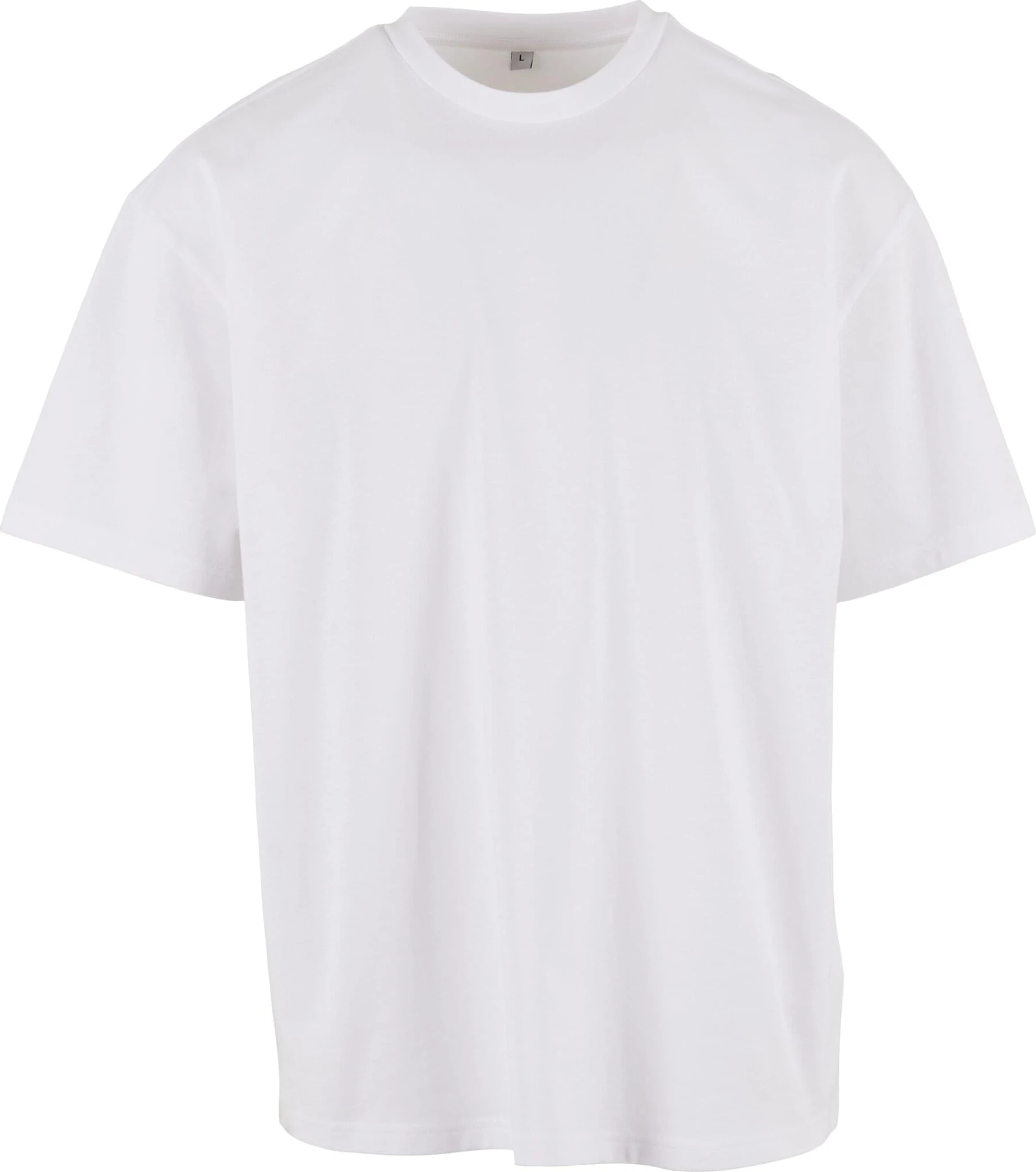 BYB-BB035-light-basic-loose-t-shirt-white-front-4 Build Your Brand Light Basic Loose Tee