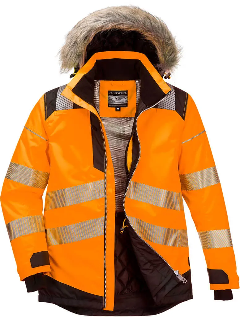 PORTWEST PW369 Warnschutz Winterparka PORTWEST PW369 Warnschutz Winterparka