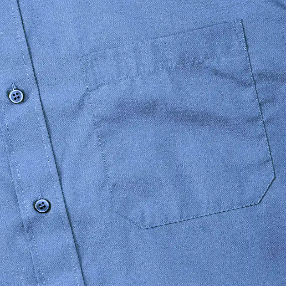 Russell Men's Long Sleeve Polycotton Easy Care Poplin Shirt