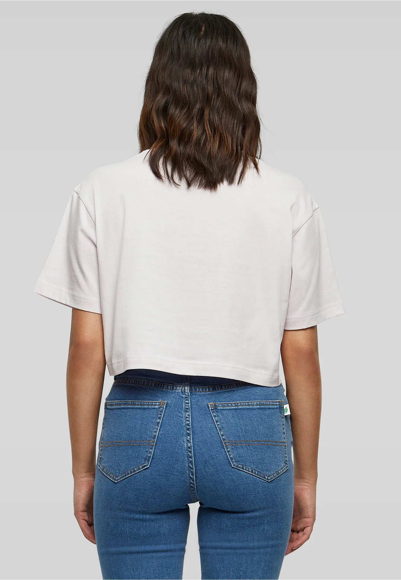 Build Your Brand Ladies Short Oversized Tee
