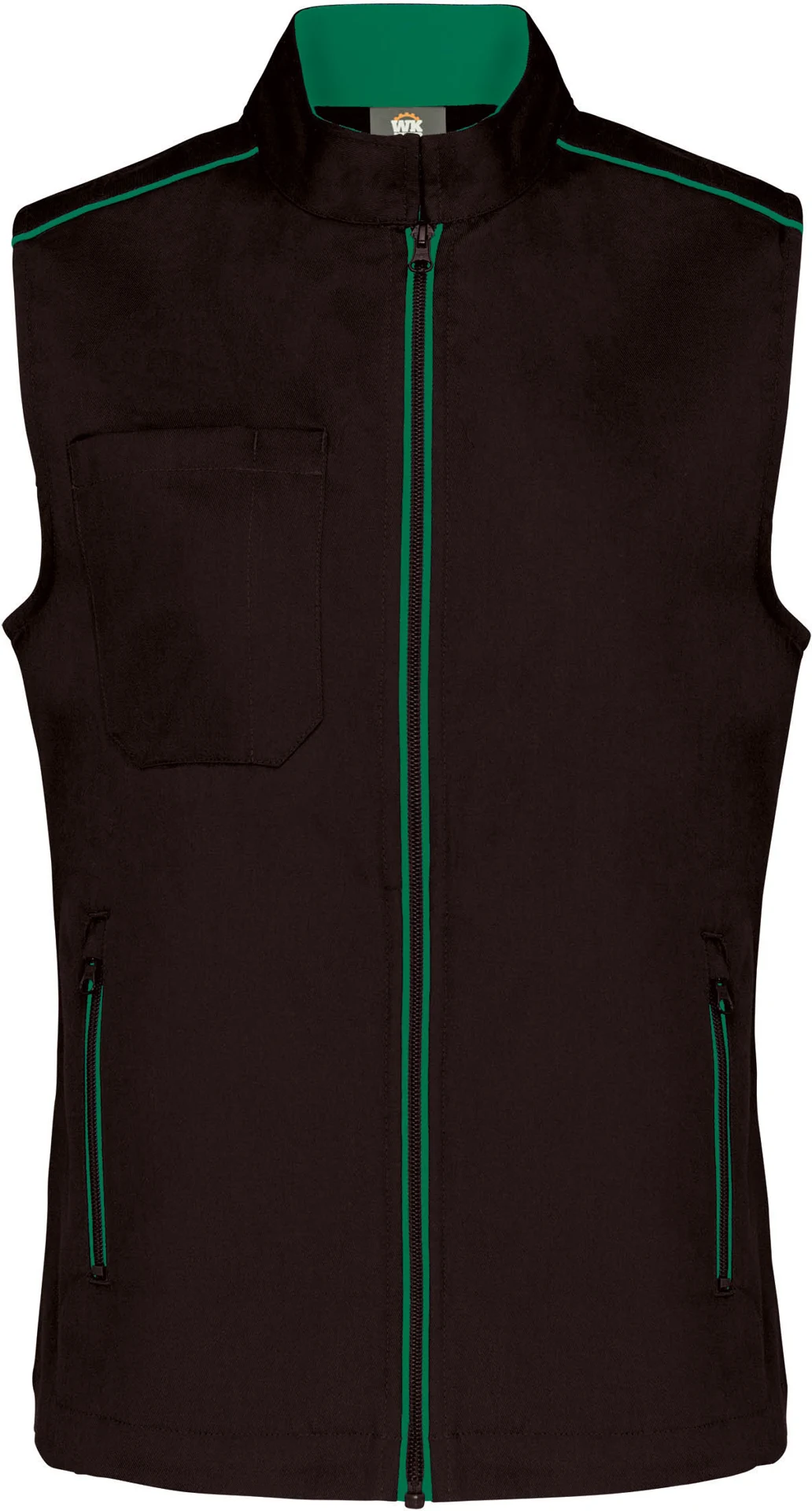 black/kelly green