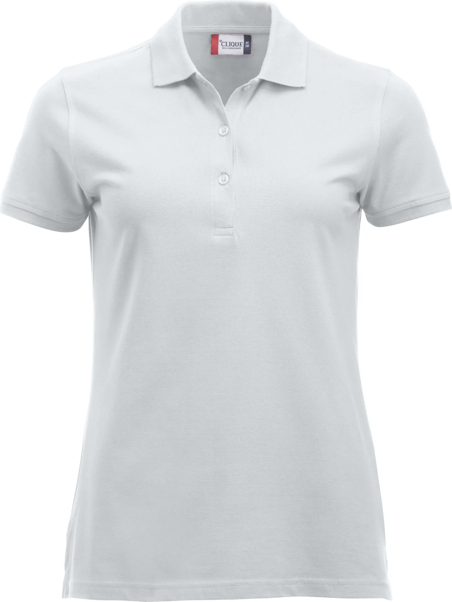 clique-028246-classic-marion-ss-white-front-1 CLIQUE Damen Piqué Polo Marion S/S