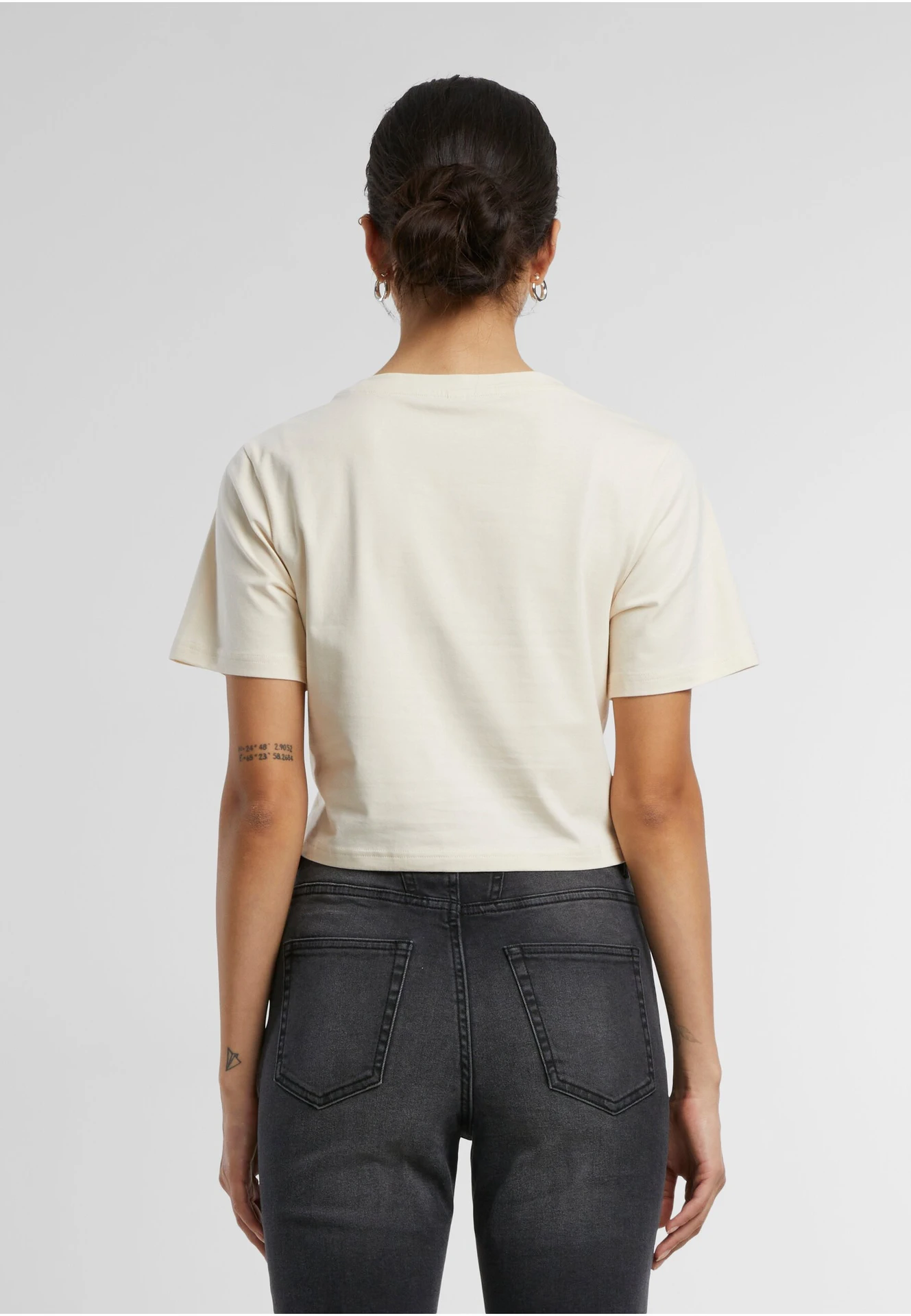 Build Your Brand Ladies Cropped Tee