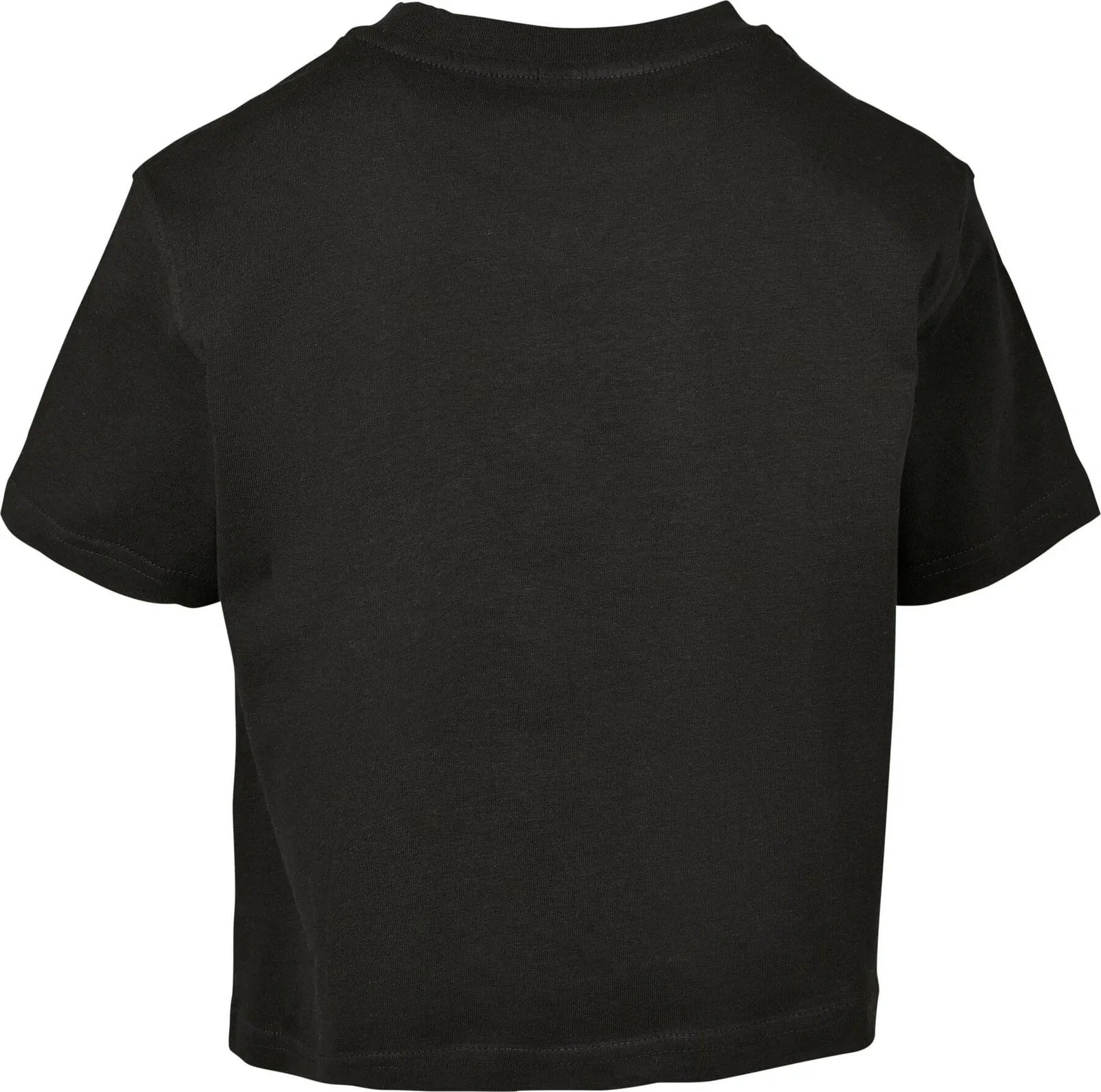 Build Your Brand Girls Cropped Jersey Tee