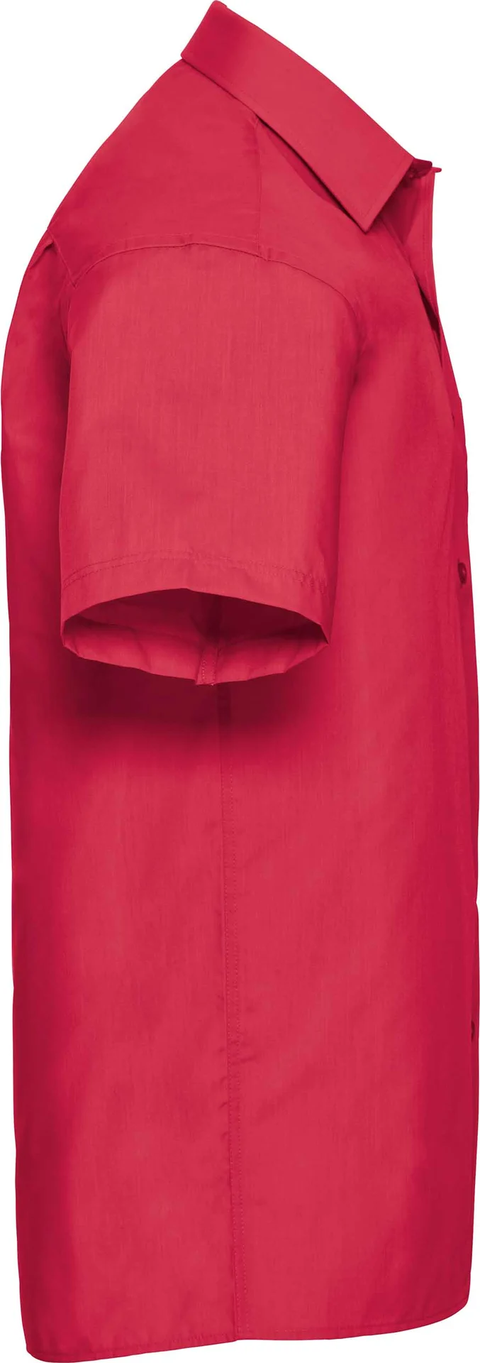 Russell Men's Short Sleeve Polycotton Easy Care Poplin Shirt