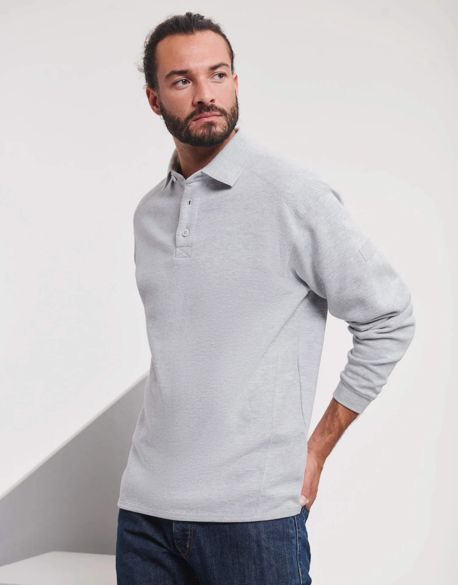 Russell Heavy Duty Workwear Collar Sweatshirt
