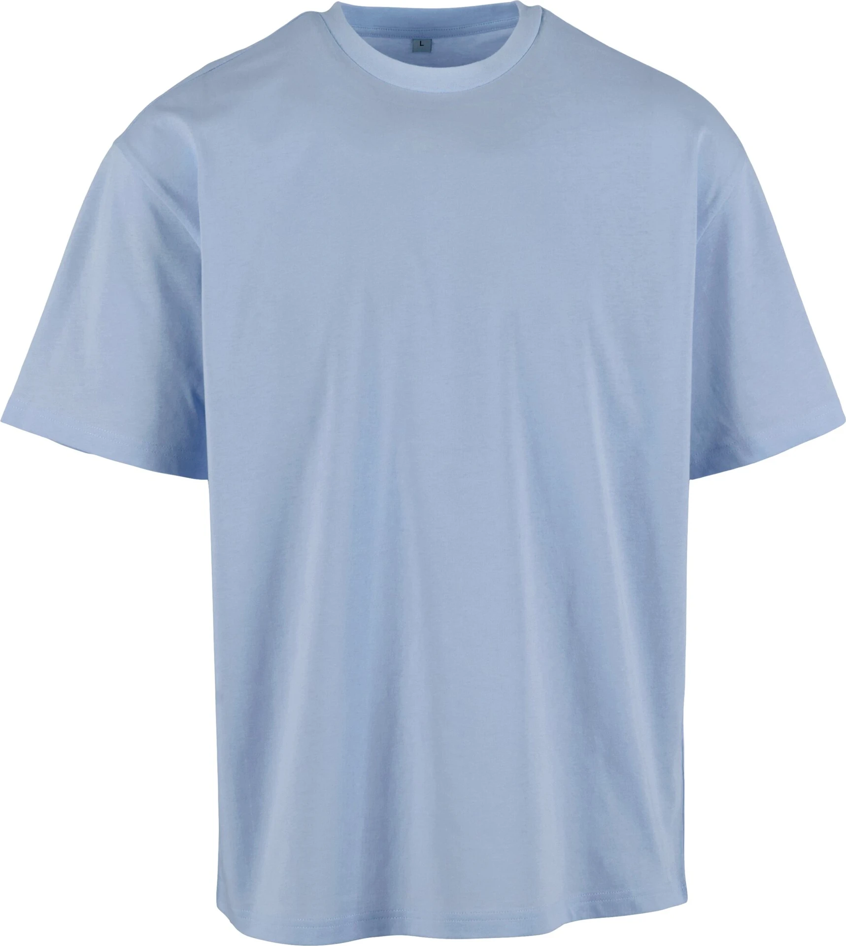 BYB-BB035-light-basic-loose-t-shirt-powderblue-front-4 Build Your Brand Light Basic Loose Tee
